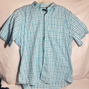 Van Heusen Mens Short Sleeve Button Up Dress Shirt Size xlarge‎ 17-17 1/2